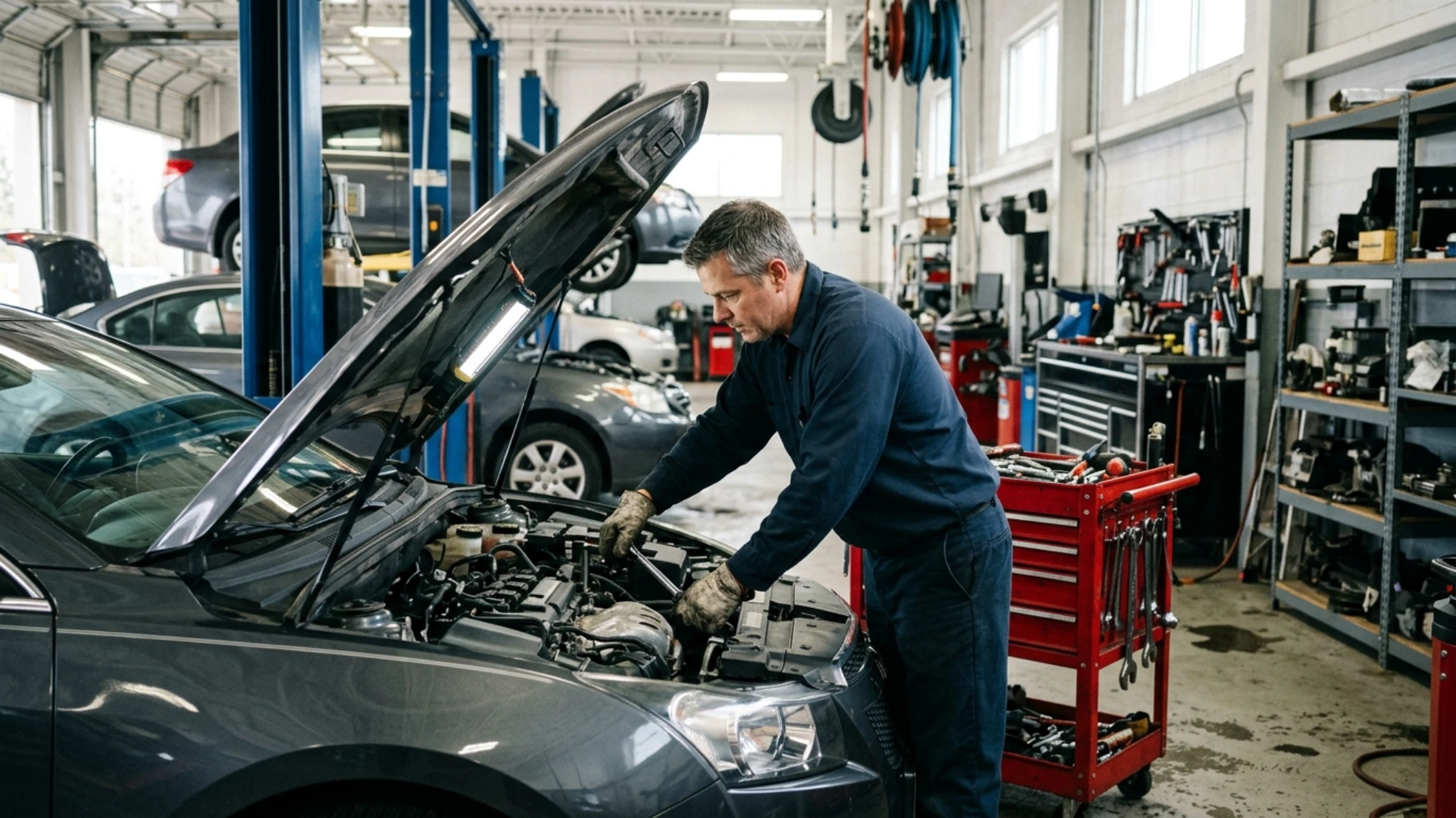 Engine work